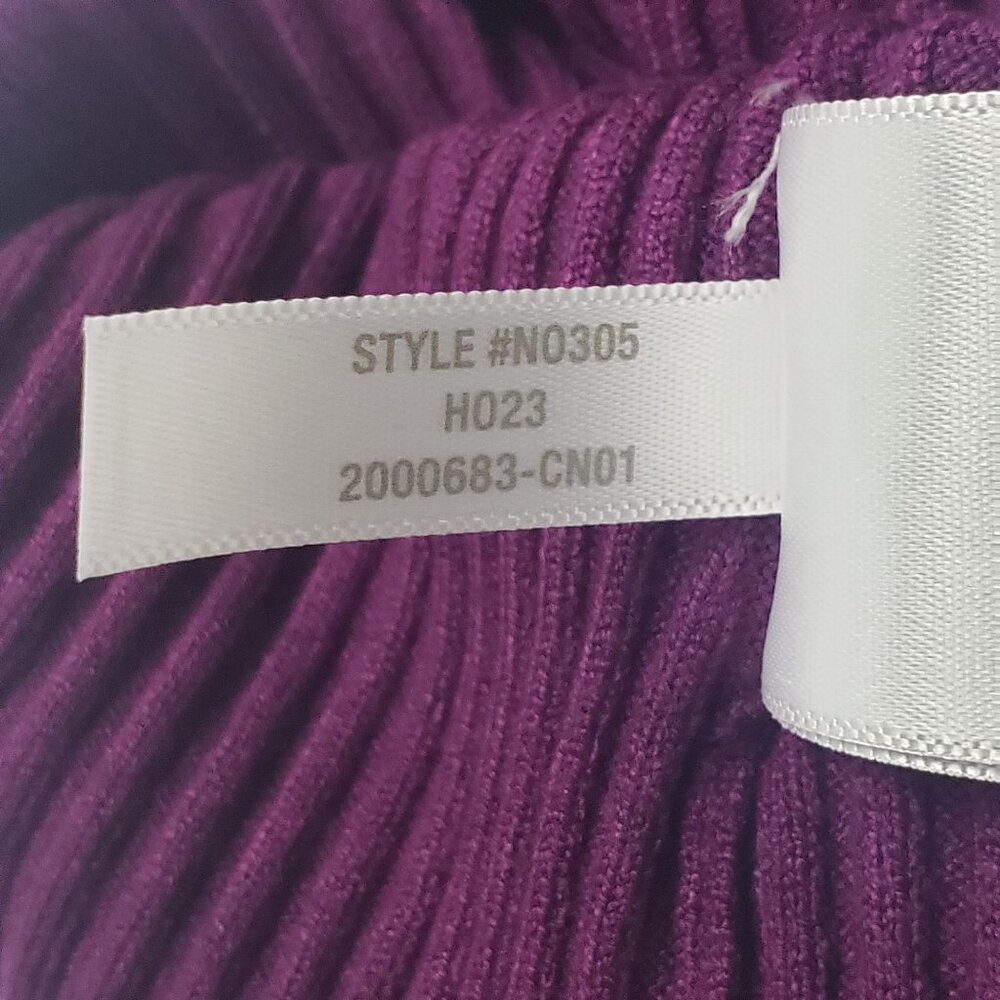 Madewell Mockneck Tank Sweater Set Women Size XXS Wine Ivory 2 Items [N0305] NWT - Picture 15 of 16